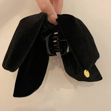 Load image into Gallery viewer, VELOUR BOW HAIRCLIP
