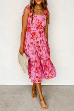 Load image into Gallery viewer, Grace Floral Tie Shoulder Straps Dress
