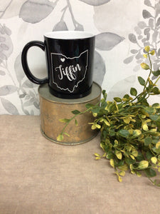 Tiffin Script Tiffin Ohio Mug