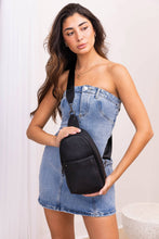 Load image into Gallery viewer, Pamela Sling Bag w/ Dbl Zip &amp; Removable Strap
