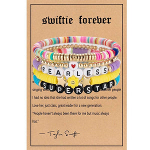 Taylor Swift Bracelet Set Fearless