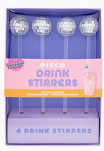 Load image into Gallery viewer, Disco Drink Stirrers-4 Pack
