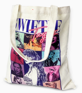 Taylor Swift Canvas Bag Swiftie Large Capacity Shoulder Bag