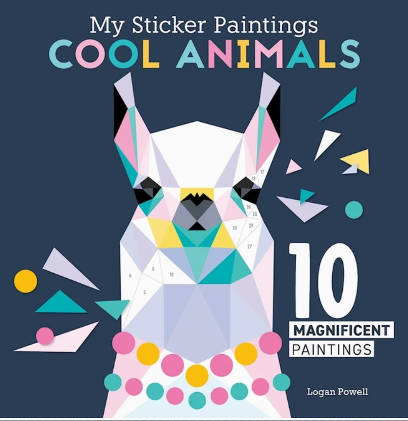 Activity Book - My Sticker Paintings: Cool Animals