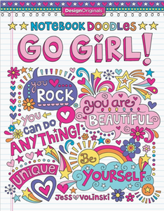 Coloring Book - Notebook Doodles Go Girl!