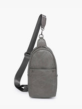 Load image into Gallery viewer, Pamela Sling Bag w/ Dbl Zip &amp; Removable Strap
