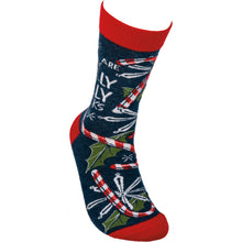 Load image into Gallery viewer, These Are My Holly Jolly Socks
