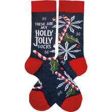 Load image into Gallery viewer, These Are My Holly Jolly Socks
