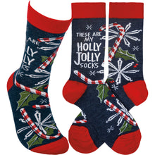 Load image into Gallery viewer, These Are My Holly Jolly Socks
