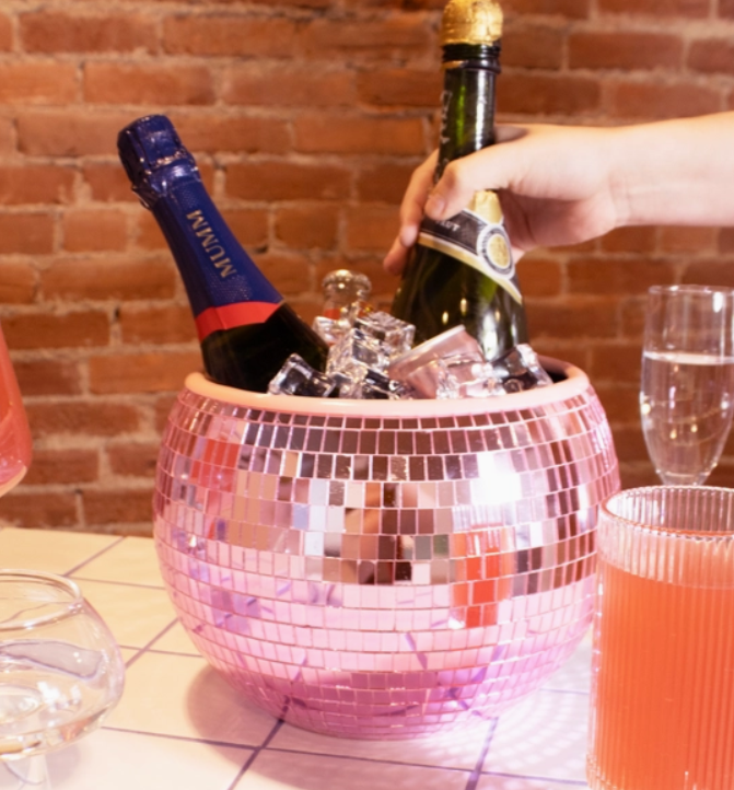 Pink Disco Ice Bucket